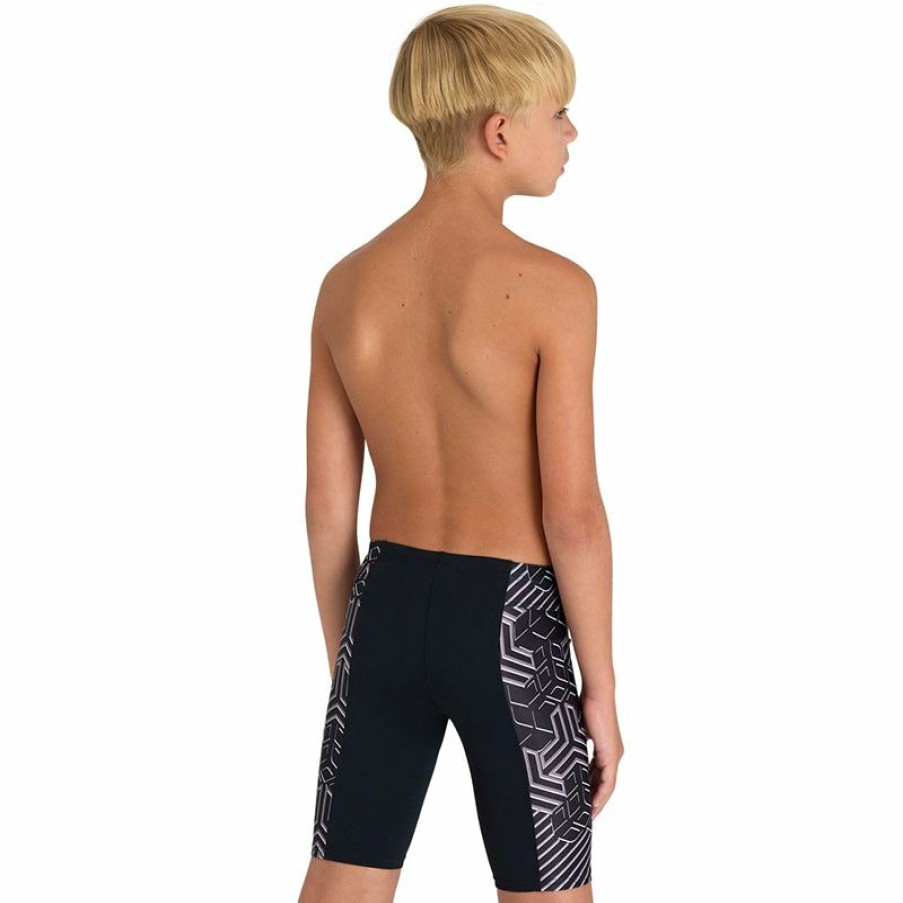 Kids * | Best-Selling Arena Kikko Pro Boys' Jammer Black/Multi