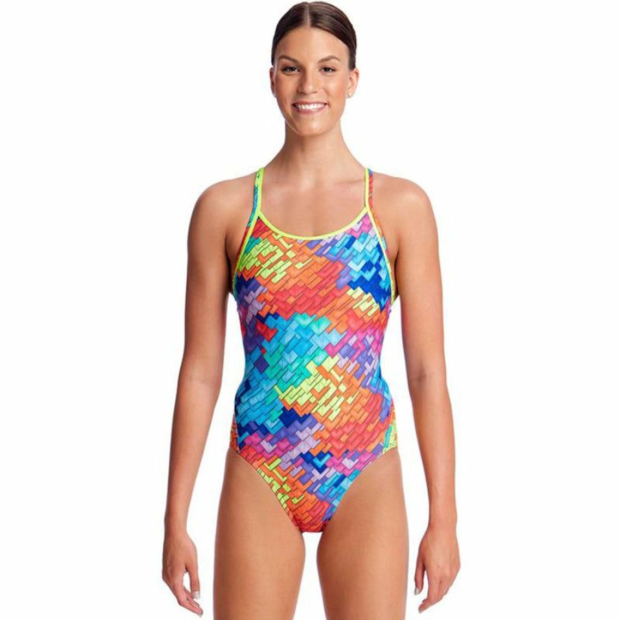 Womens * | Best Price Funkita Layer Cake Ladies Diamond Back One Piece