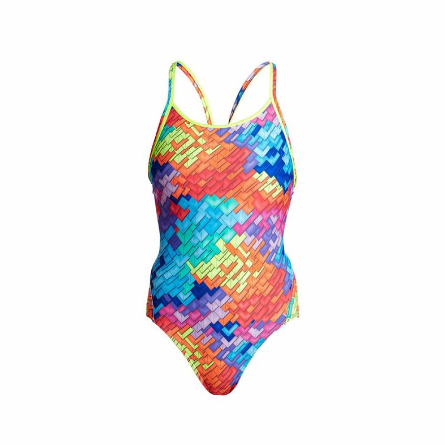 Womens * | Best Price Funkita Layer Cake Ladies Diamond Back One Piece