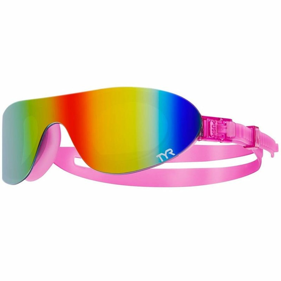 Accessories * | Outlet Sale Tyr Active Swim Shades Mirrored Pink