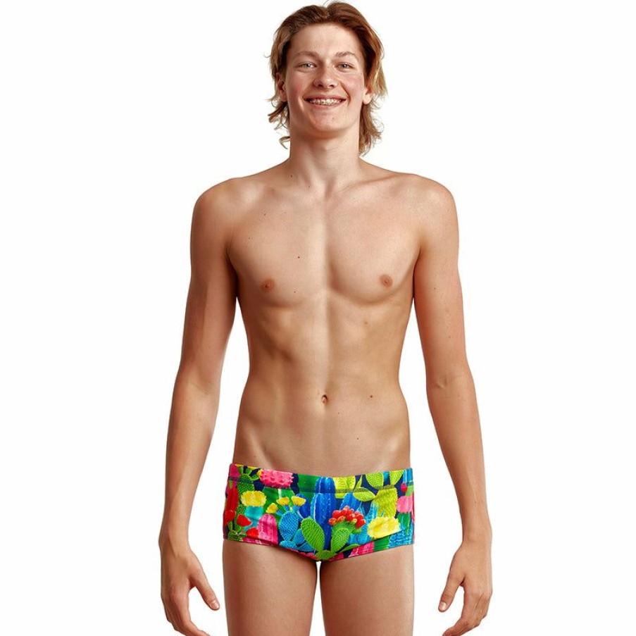 Kids * | Bestsellers Funky Trunks Cacti High Boys Sidewinder Trunks