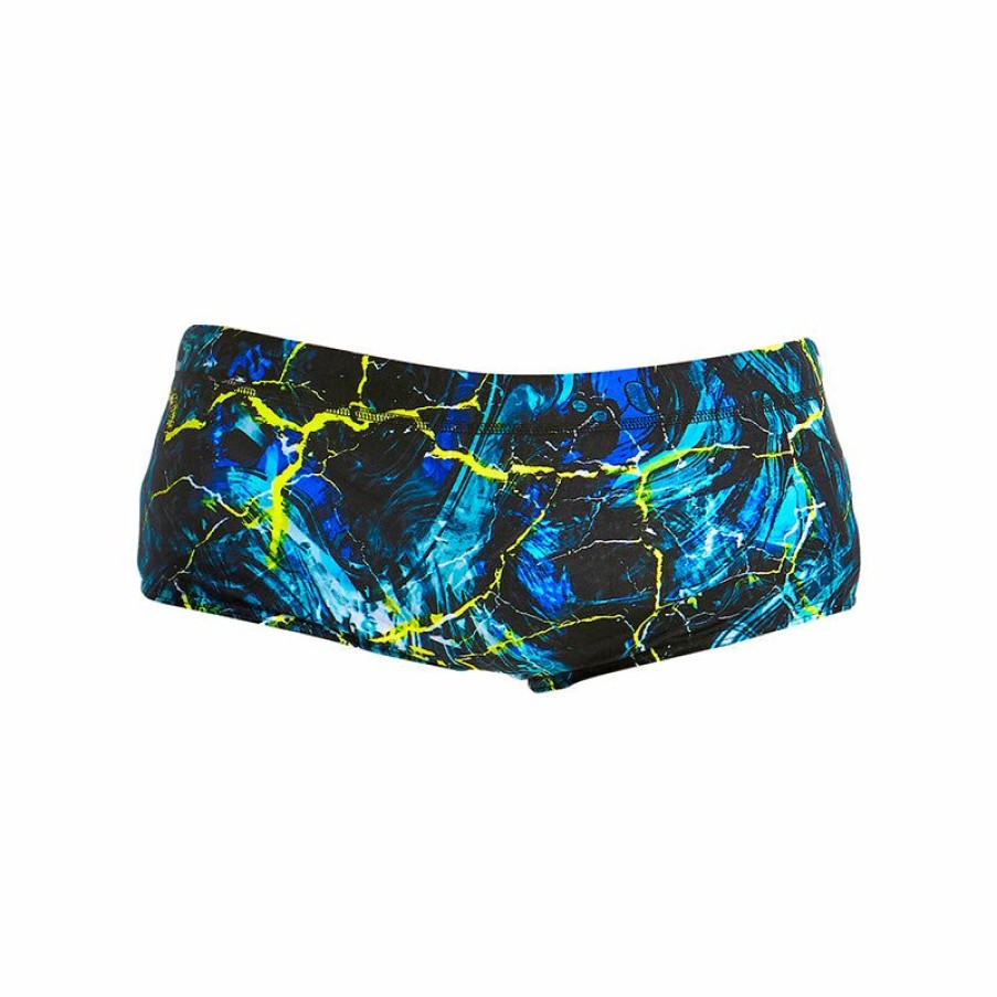 Kids * | Best Sellers Funky Trunks Midnight Marble Boys Classic Trunks