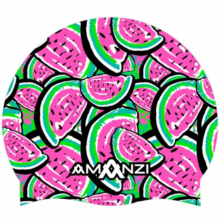 Accessories * | Best-Selling Amanzi Melon Crush Swim Hat