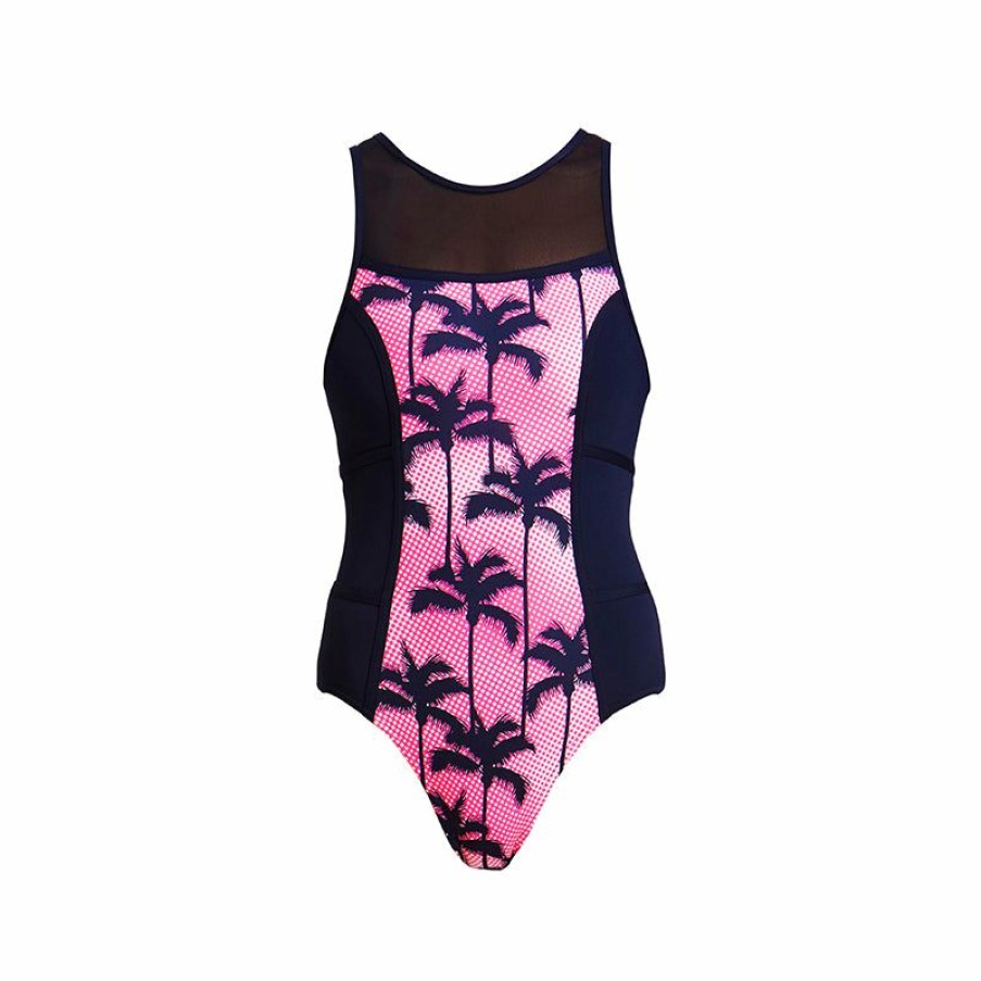 Womens * | Best Sellers Funkita Pop Palms Ladies Hi Flyer One Piece