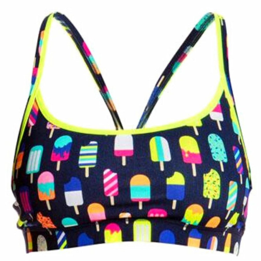 Womens * | Excellent Quality Funkita Frosty Fruits Ladies Bikini Sports Top