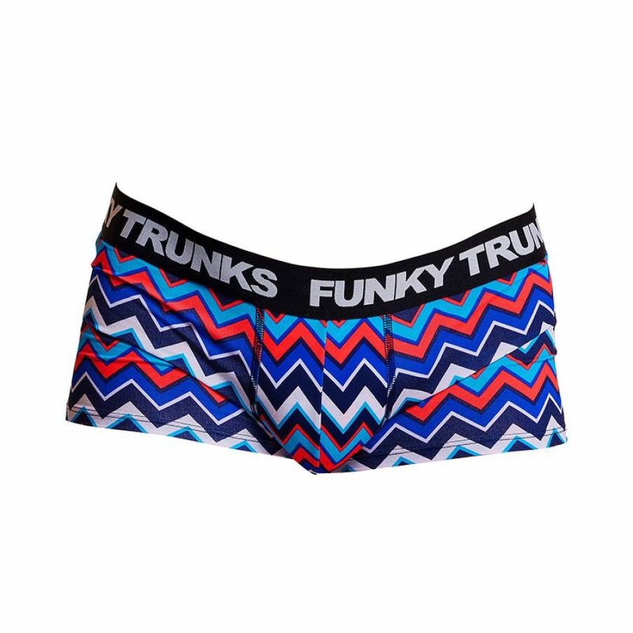 Mens * | Best Price Funky Trunks Nautical Mile Mens Underwear Trunks