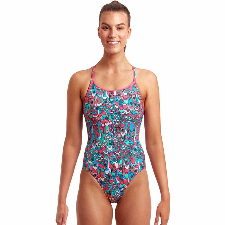 Womens * | Best Price Funkita West Wing Ladies Diamond Back One Piece