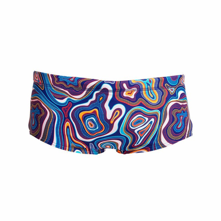 Kids * | Discount Store Funky Trunks Rocky Road Boys Classic Trunks