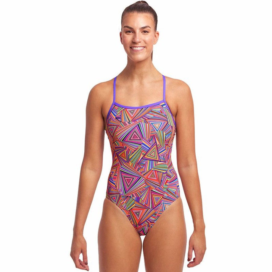 Womens * | Best Sellers Funkita Trihard Ladies Single Strap One Piece