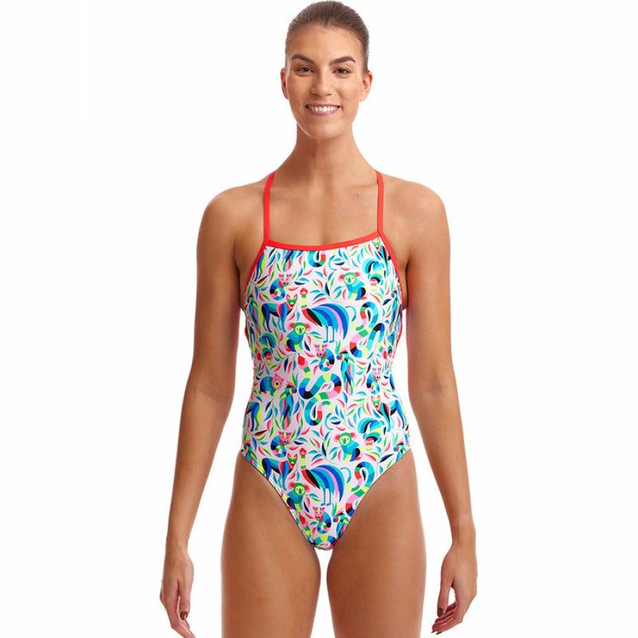 Womens * | Bestsellers Funkita Winter Woolies Ladies Eco Strapped In One Piece