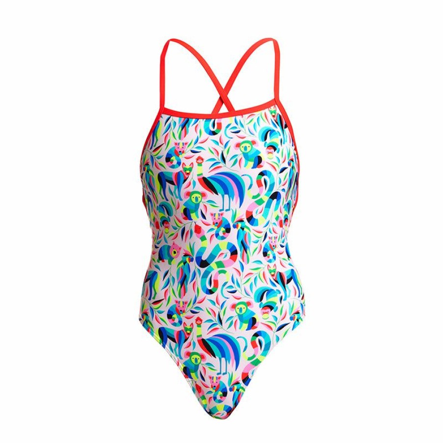 Womens * | Bestsellers Funkita Winter Woolies Ladies Eco Strapped In One Piece