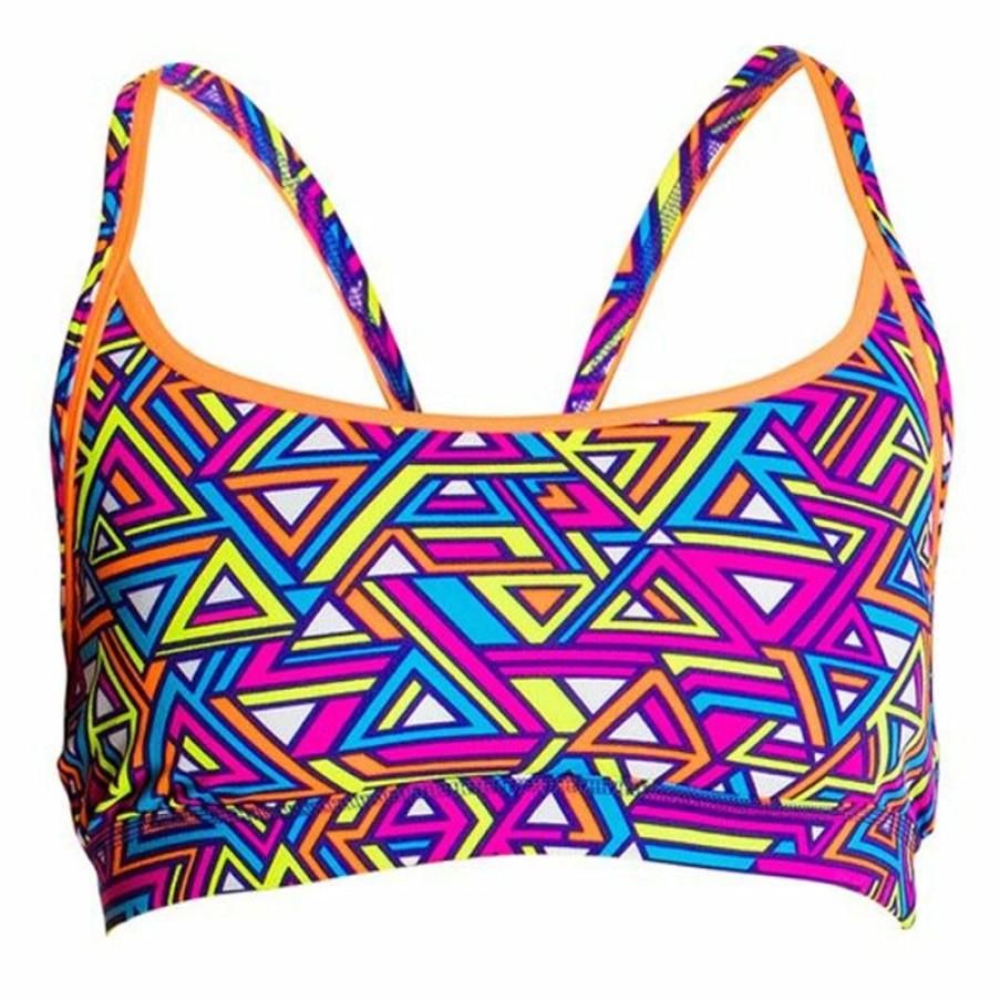 Womens * | Premium Funkita Half Pipe Ladies Bikini Sports Top