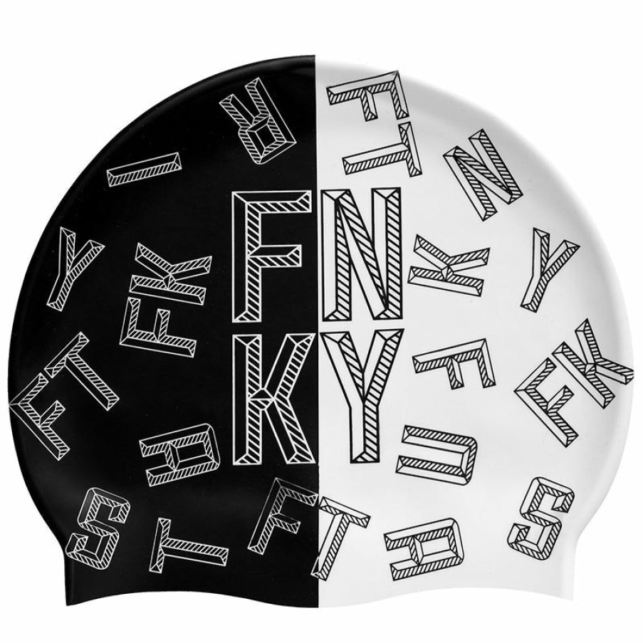 Accessories * | Reliable Quality Funky Fnky Silicone Swimming Cap