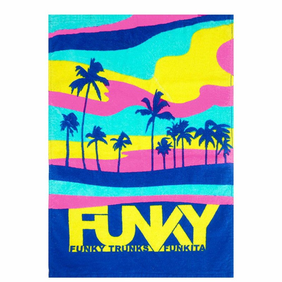 Accessories * | Reliable Quality Funky Perfect Wave Cotton Mini Towel