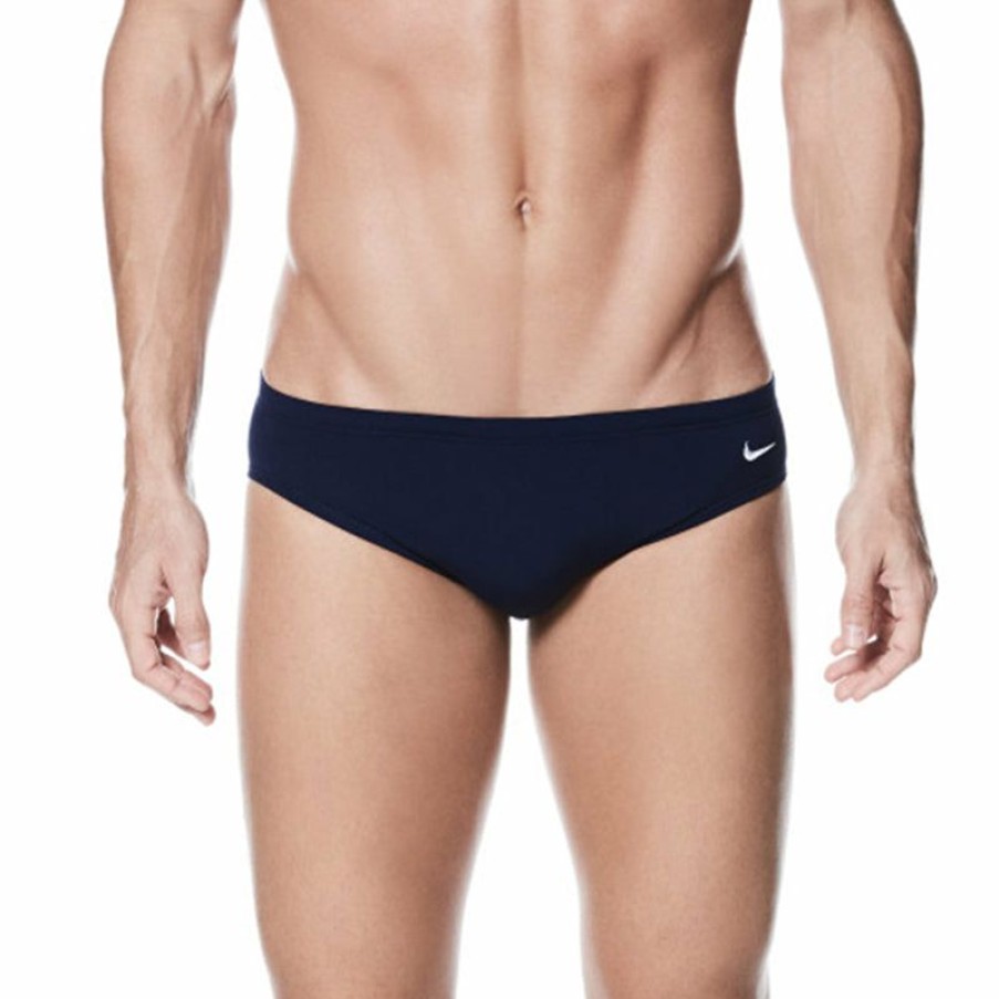 Mens * | Large Choice Nike Men'S Hydrastrong Brief (Midnight Navy)