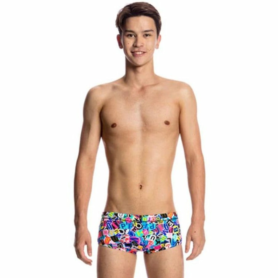 Kids * | Best-Selling Funky Trunks Handsome Ransom Boys Classic Trunks