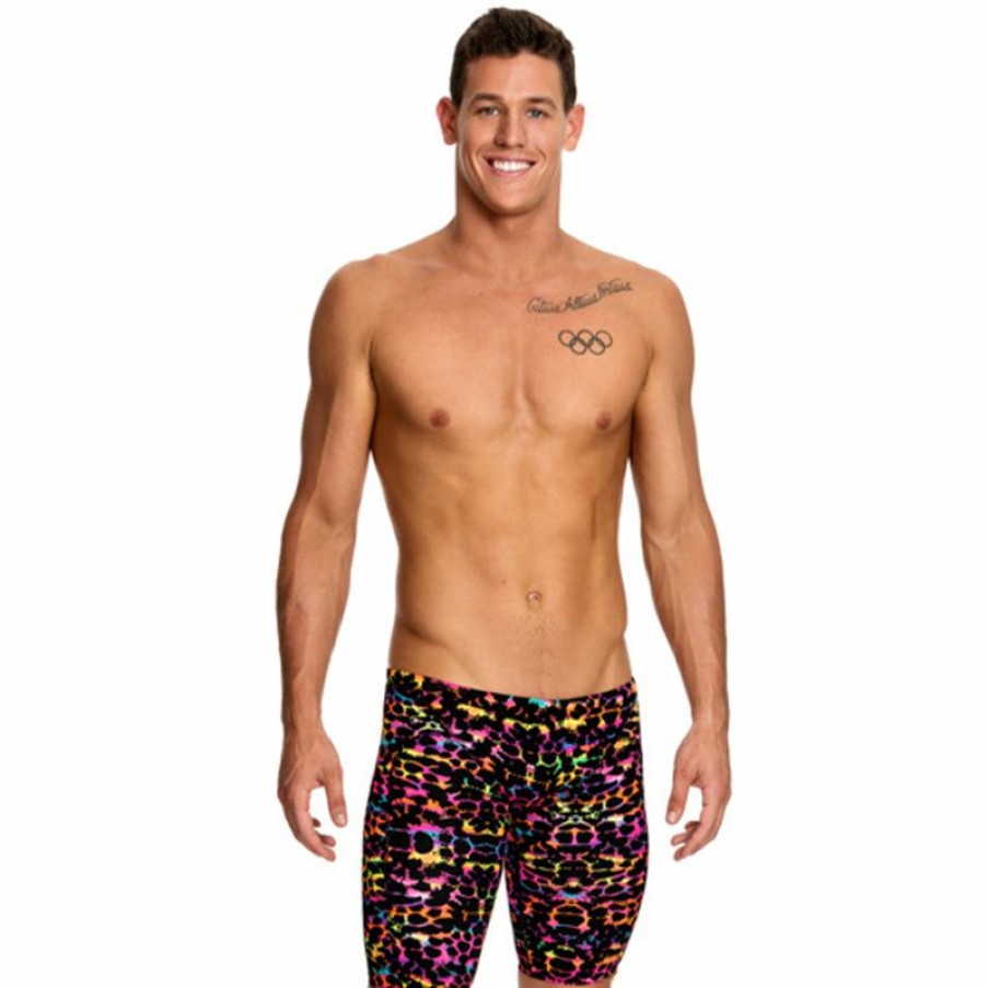 Kids * | Large Choice Funky Trunks Puma Power Aop Boys Jammers