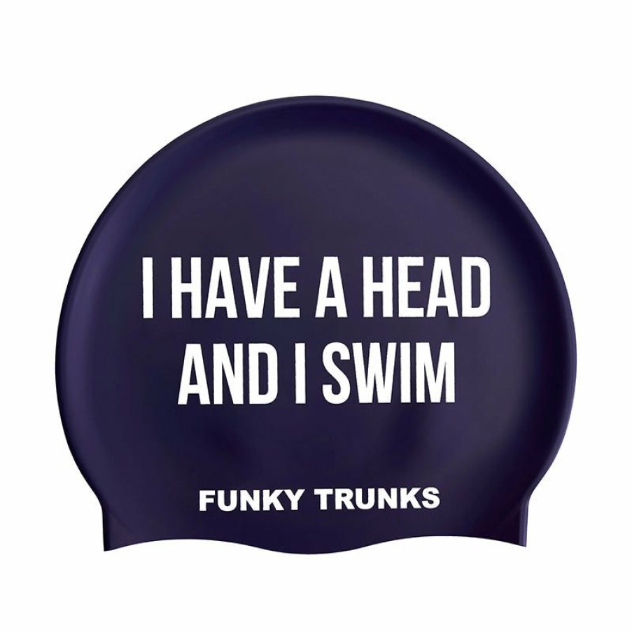 Accessories * | Free Delivery Funky Trunks Get A Head Silicone Swimming Hat