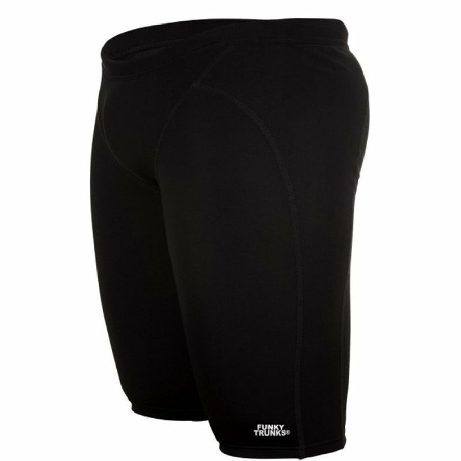 Mens * | Premium Funky Trunks Still Black Mens Training Jammer