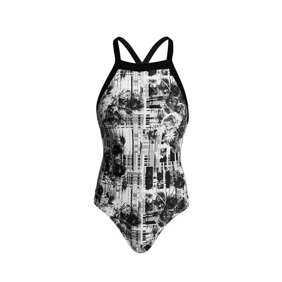 Womens * | Classical Funkita Garden Mist Ladies Sky Hi One Piece