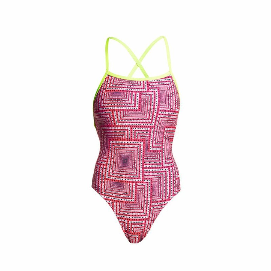 Womens * | Online Store Funkita Swim Spin Ladies Strapped In One Piece