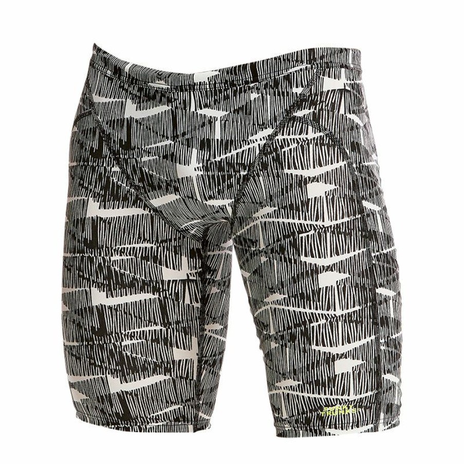 Mens * | Tendy Style Funky Trunks Bar Tack Mens Training Jammers