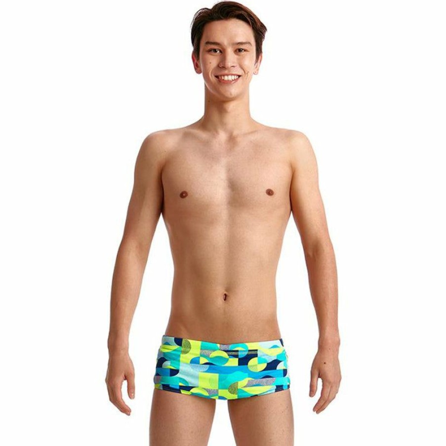 Kids * | Large Choice Funky Trunks Sand Storm Boys Classic Trunks