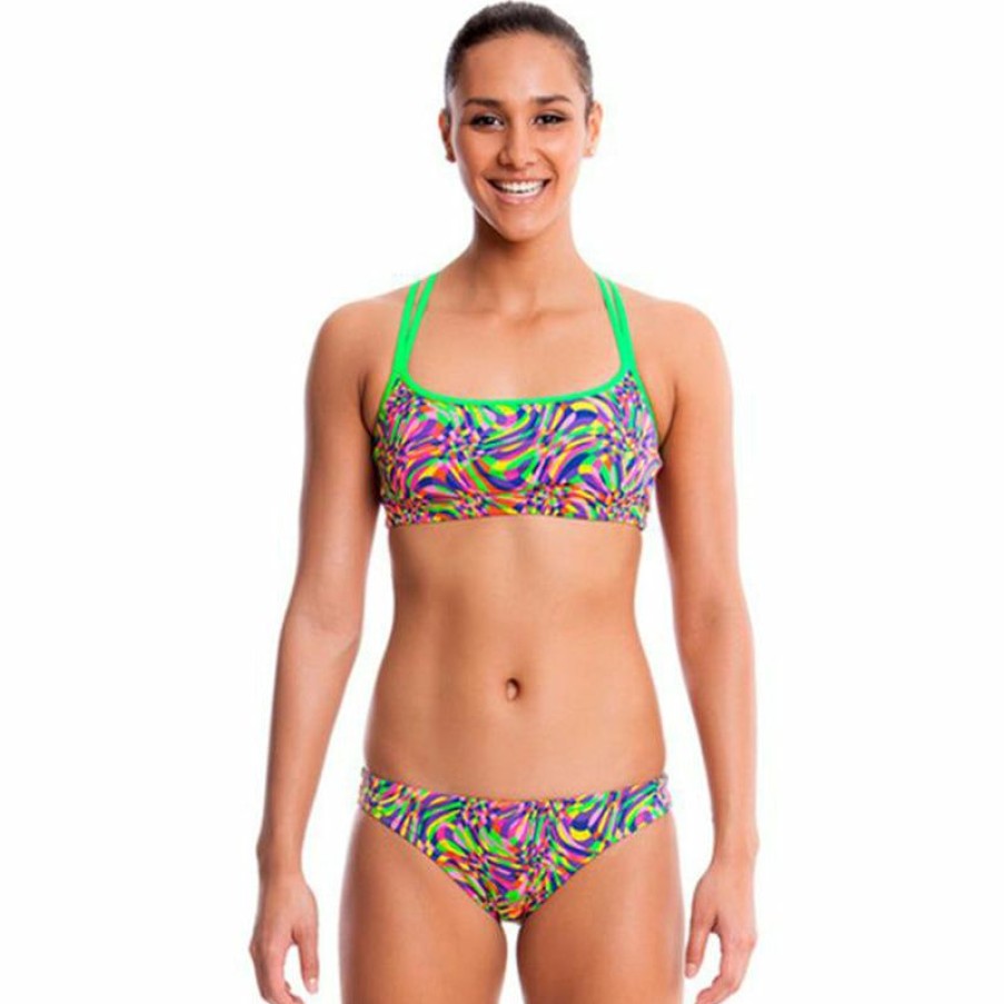 Womens * | Outlet Sale Funkita Mystic Twist Ladies Bibi Banded Brief