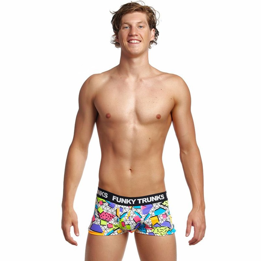 Mens * | Excellent Quality Funky Trunks Jumbled Up Mens Underwear Trunks