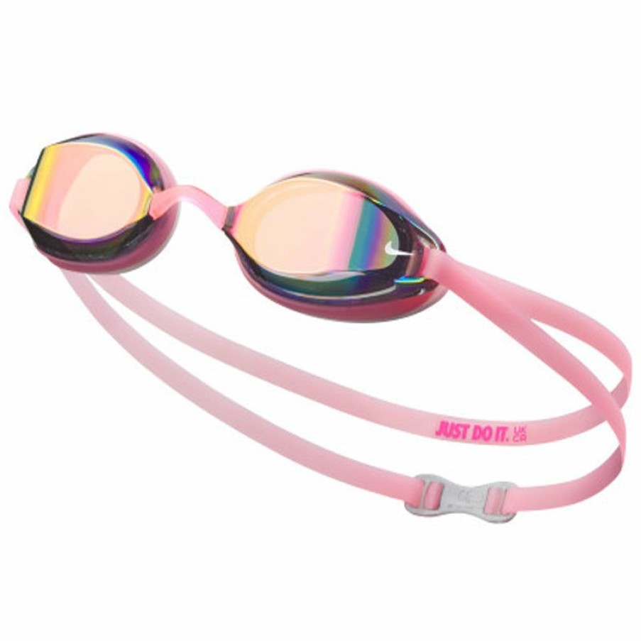 Accessories * | Free Delivery Nike Womens Legacy Mirrored Goggle (Polarized Pink)