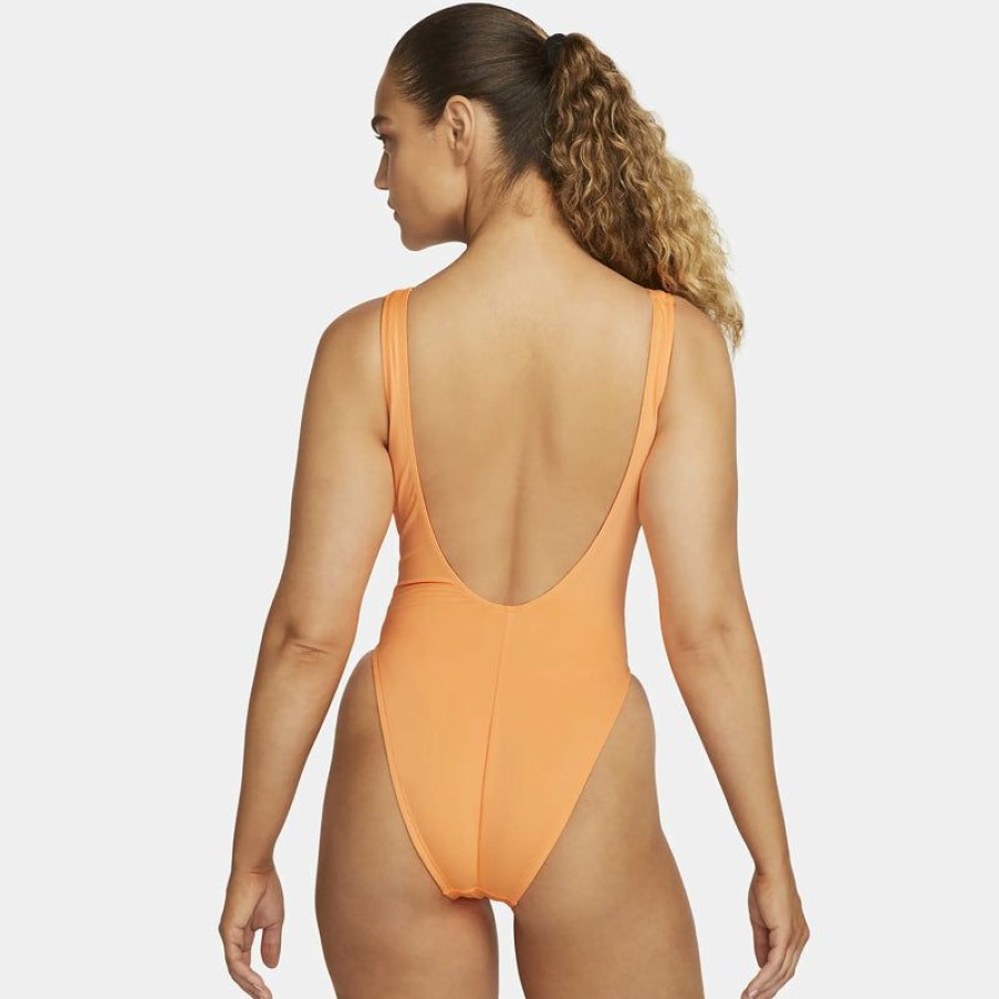 Womens * | Best-Selling Nike Sneakerkini U-Back One Piece (Peach Cream)