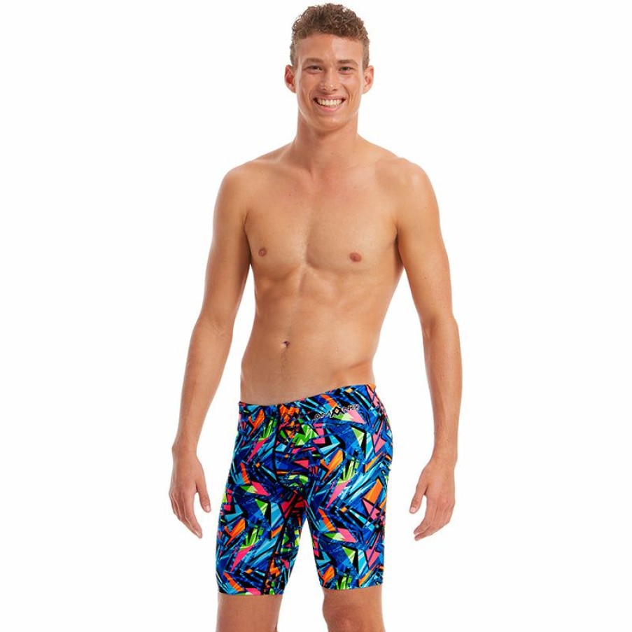 Mens * | Special Style Amanzi Velocity Mens Jammers