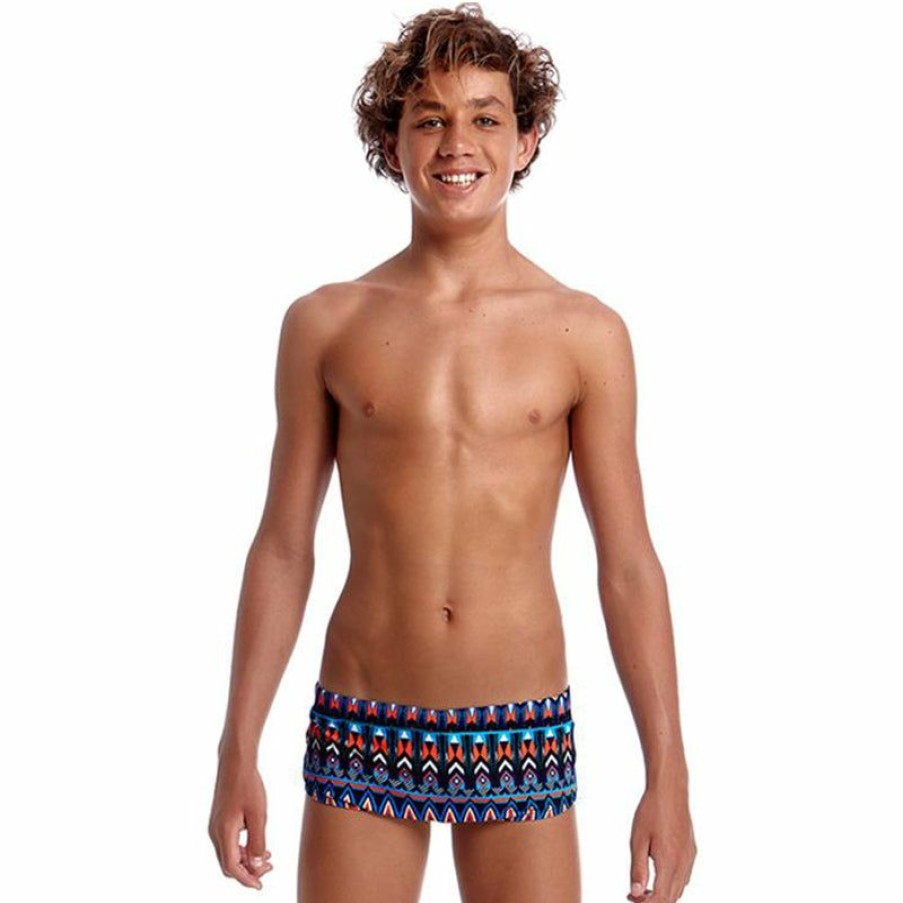 Kids * | Classical Funky Trunks Battle Axe Boys Classic Trunks