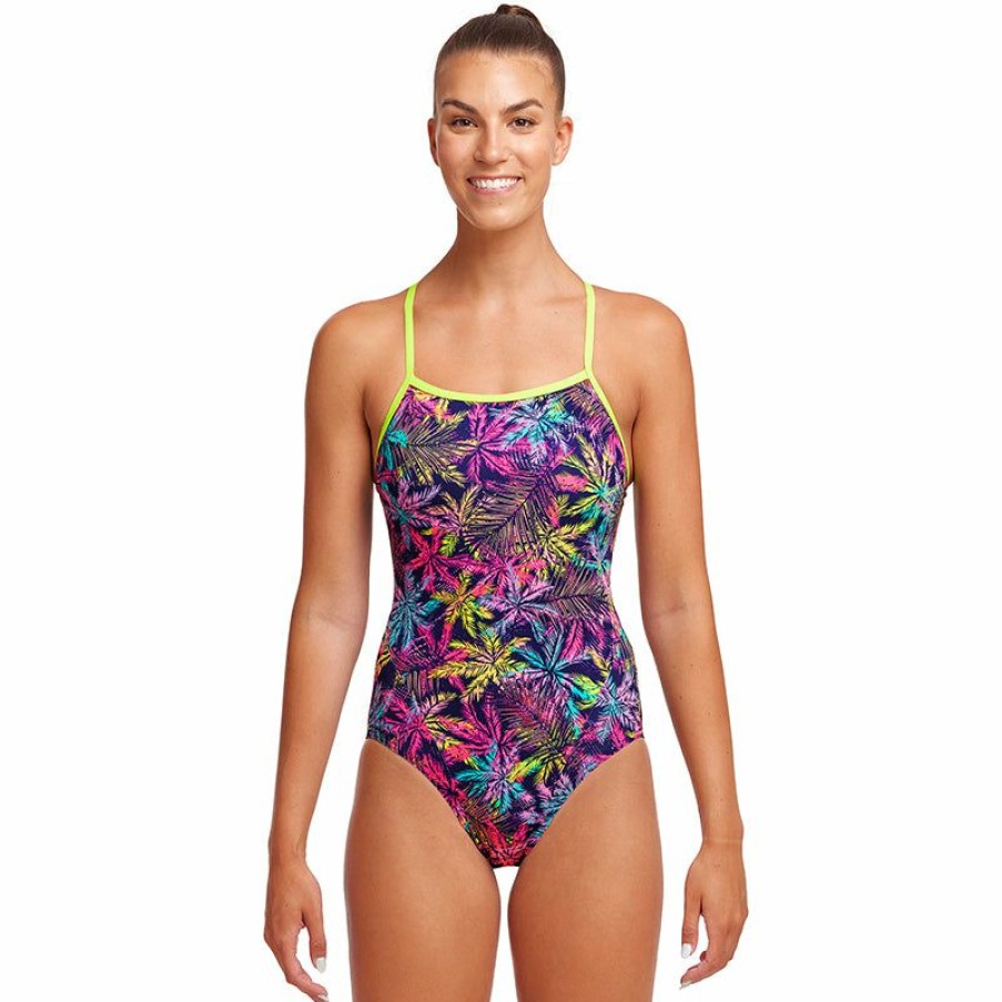 Womens * | New Funkita Palm Puppy Ladies Single Strap One Piece