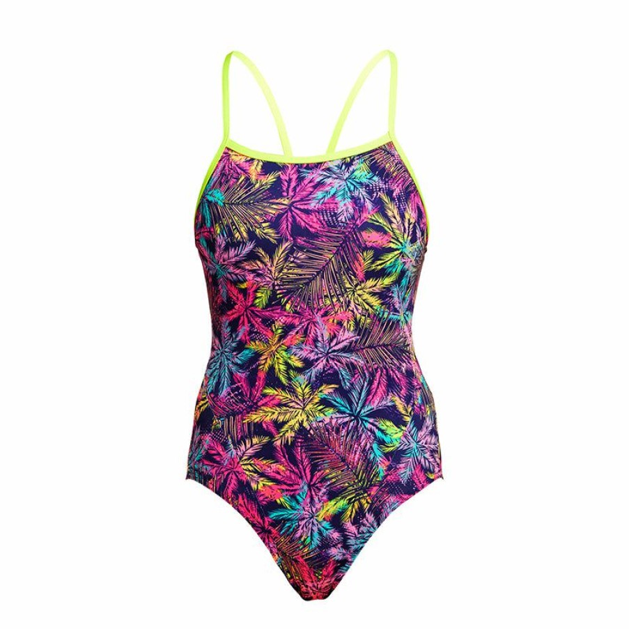 Womens * | New Funkita Palm Puppy Ladies Single Strap One Piece