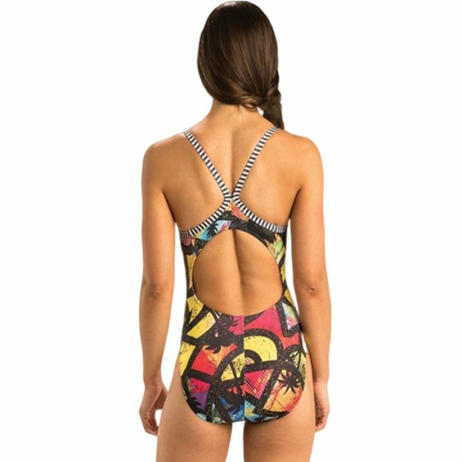 Womens * | Best Price Dolfin Uglies Beauty And The Beach V-2 Back One Piece Swimsuit