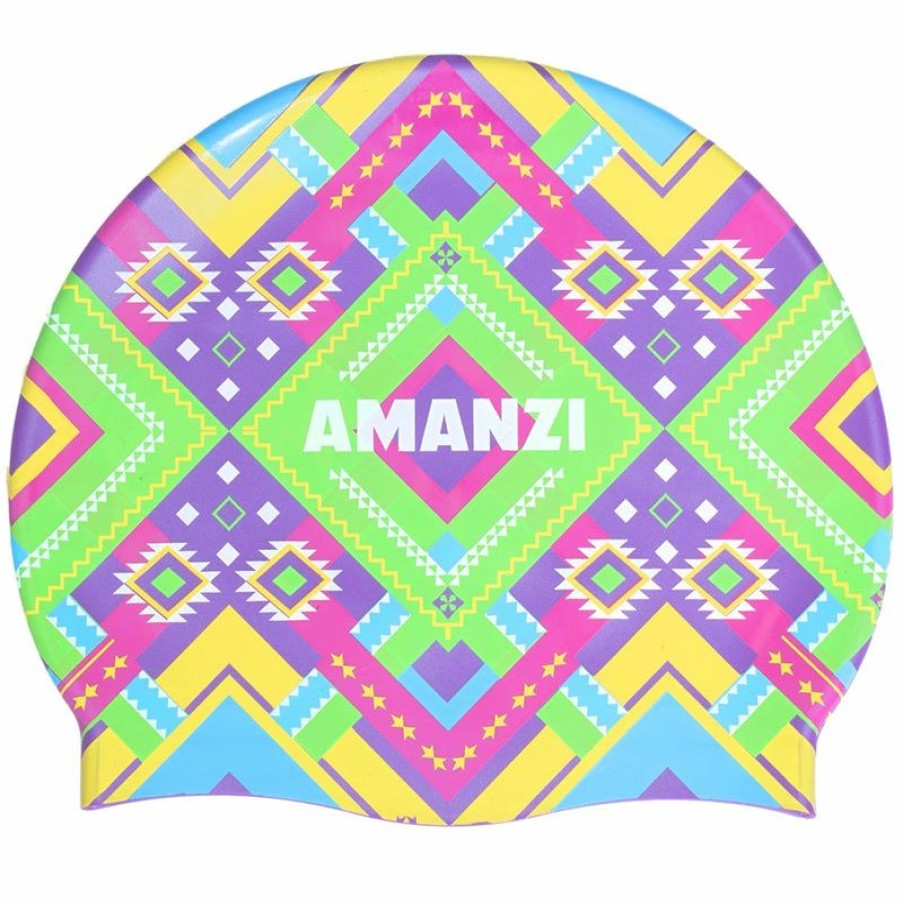 Accessories * | Special Style Amanzi Azteca Swim Hat